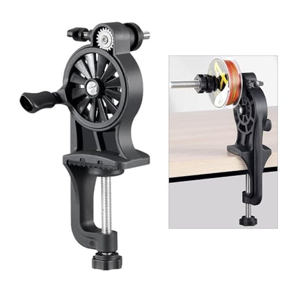 Speed Fishing Line Winding Machine Adjustable Line Spoolers, Lines Winder with Secure Table Clamp Lines Winder