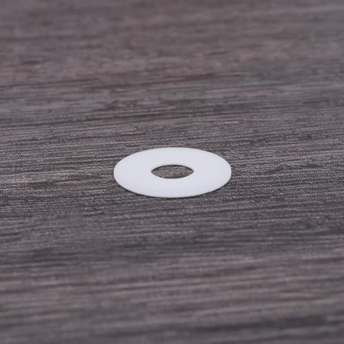 50Pcs PTFE White Spool Profile O-Ring Gasket for 6mm Spool Shaft for Front Drag Reel Compatible with Fox Compatible with Penn 6mm Reels