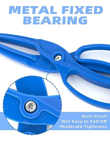 Bluewing Fishing Gripper 9.85in 1pc Control Tool Lightweight Clamp Controller Anti-Slip Fish Grabber - color: Blue