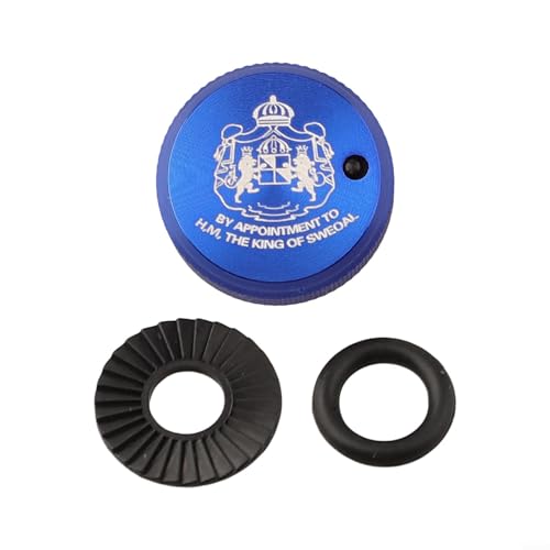 Spool Tension Mechanical Brake Knob for ABU-3/3.5/4/P5 Series, Spool Mechanical Aluminum Alloy Brake Knob with internal sound baitcast reel, Fish Reel Fishing Supplies(blue) - color: blue