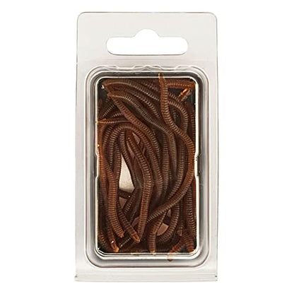 Lures Baits Soft Artificial Earthworm Freshwater Saltwater Bass Soft Lures Fishing Accessories Lifelike-Fake Bloodworm-grub - color: 8cm20 packs