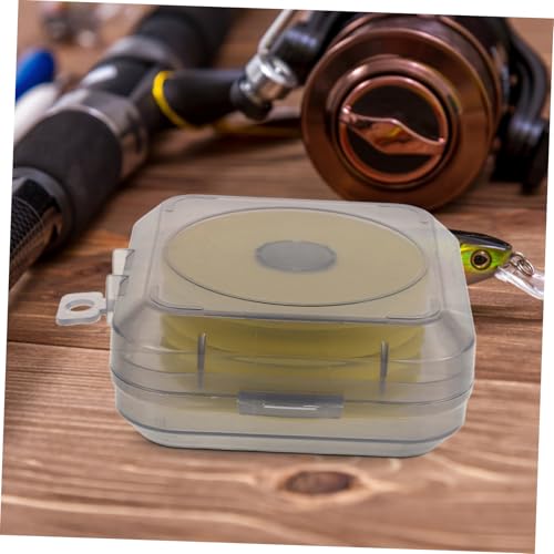 Fishing Line Organizer Dual Spools for Storage Compact Fishing Rig Holder and Accessory Box for Freshwater