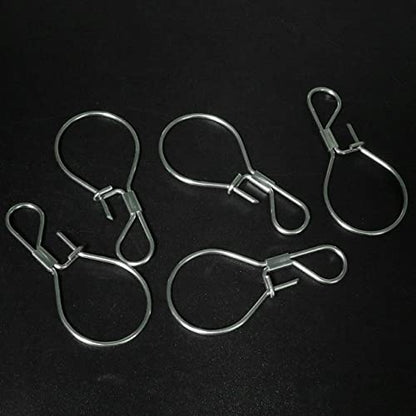 5PCS Fishing Lock Snap Freshwater Saltwater Fishing Stringer Clip Stainless Steel Live Fish Lock Buckle Big Game Snaps