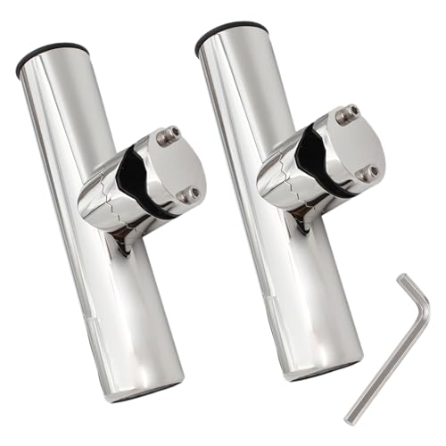 Boat Fishing Rod Holder, 316 Stainless Steel Rail Mount Fishing Pole Rod Holder for Boat