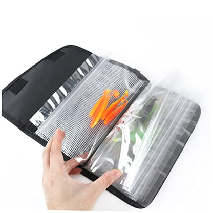HANABASS Portable Fishing Bag Multi-use Tackle Organizer for Soft Bait and Outdoor Activities Anti-wear Design for Fishing Enthusiasts and Outdoor Sports Lovers