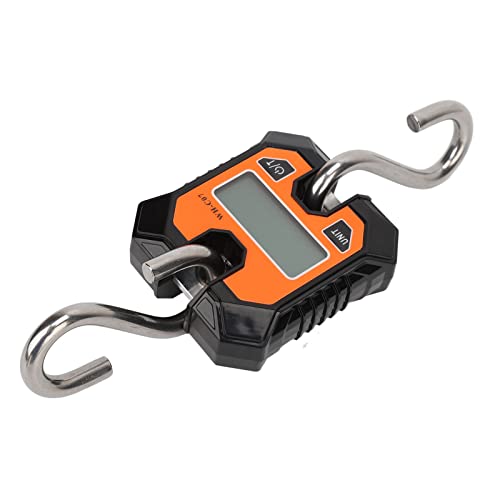 Karlak Electronic Digital Fishing Scale with LCD Display Compact Portable 0.2kg to 100kg Hook Scale