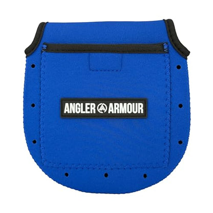 Angler Armour Spinning Reel Cover, Fishing Reel Case, Neoprene Reel Pouch, Spinning Reel Sleeve, Spinning Reel Case, Spinning Reel Protective Sleeve, Fits 1000, 2000, 3000, 3500 Reels (Marine Blue) - color: Marine Blue