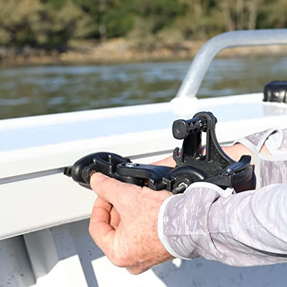 RAILBLAZA Fishing Reel Spooler System Compatible with Gunnel Track Mount for Boat or Kayaks, Compatible with Wide Range of Spools