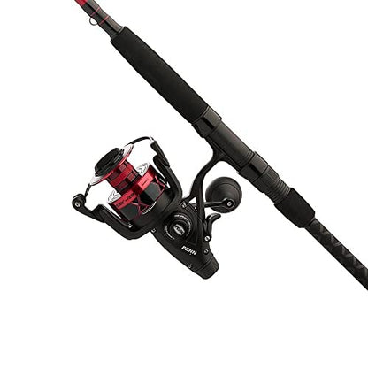 Penn Fierce IV Spinning Reel and Fishing Rod Combo - size: 8000 Size Reel - 10' - Heavy - 2pc, style: Fierce IV Live Liner