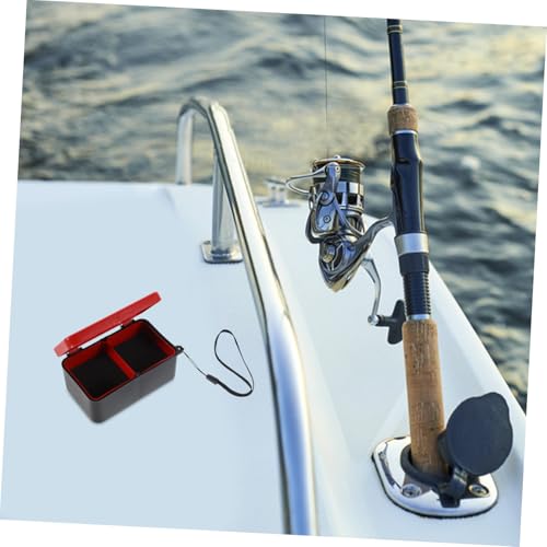 2pcs Double Layer Breathable Bait Storage Box with Handle Leakproof Plastic Fishing Tackle Container for Freshwater and Saltwater Portable Live Worm Holder for Extended Freshness
