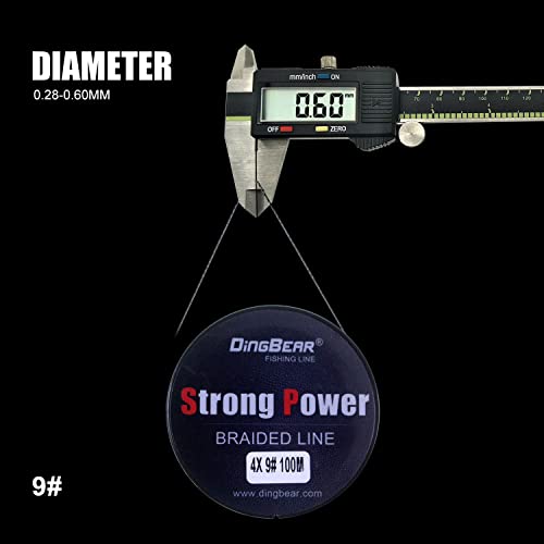 437Yd-5000Yd Super Strong Pull Generic Braided Fishing Line Fish ing Lines FishLines FishingLine - color: Black, size: 437Yd/ 400m 65LB/0.37mm