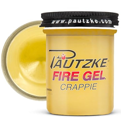 Pautzke Fire Gel Bait Scent Fishing Attractant, Long-Lasting Fish Scent Gel, Freshwater Saltwater Compatible, Strong Scent Trail, Easy Apply Lure Enhancer - color: Crappie
