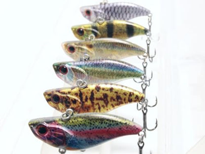 Minnow Crankbait for Bass Fishing Bass Lure Jerkbait Fishing Lures and Tackle Box - color: HL802KB