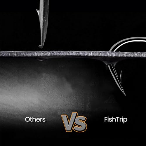 FishTrip Swimbait Hook, 25/50Pcs Twist-Lock Worm Keeper Hooks | High Carbon Steel Needle Point Centering Pin Spring Weedless Hook for Soft Plastic Lures Swimbaits Bass Fishing 1/0-5/0 - size: 2/0_25pcs