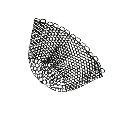 Fishing Landing Net Light Weight Folding Silicone Fishing Net Replacement Meshes Outdoor Tool Accessories - color: 3525