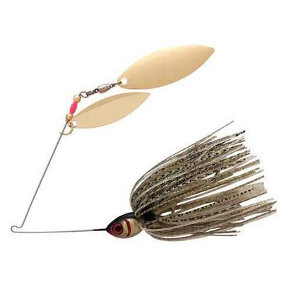 Booyah Blade Spinner-Bait Bass Fishing Lure - color: Gold Shiner, style: Tandem (1/2 Oz)