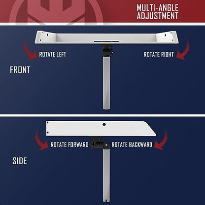 KNINE OUTDOORS Bait Cutting Board for Boat, Boat Cutting Board, with Rod Holder Mount Plier Storage and Knife Slot, for Fish Cleaning Station Fishing Fillet Table, Boat Accessories Marine