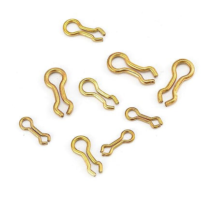 Dr.Fish Sinker Eyes for Lead Weight Mold, US Size Sinker Eyelet for Homemade Fishing Weight Mold Tackle Accessories - size: #3