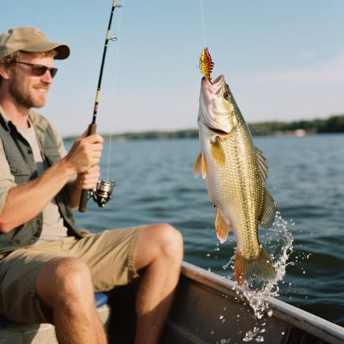 5PCS Glide Bait Fishing Lures Kit, 2026 Surprise Gift for Men & Teen Boys | Fishing Gear for Dad,Bass Fishing Lures Gift Set with Premium Gift Box, Hard & Soft Baits for Bass Trout Pike Salmon - style: 5b