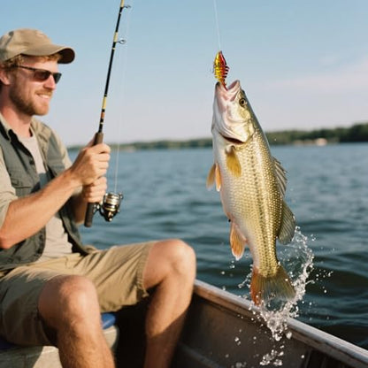 5PCS Glide Bait Fishing Lures Kit, 2026 Surprise Gift for Men & Teen Boys | Fishing Gear for Dad,Bass Fishing Lures Gift Set with Premium Gift Box, Hard & Soft Baits for Bass Trout Pike Salmon - style: 5b