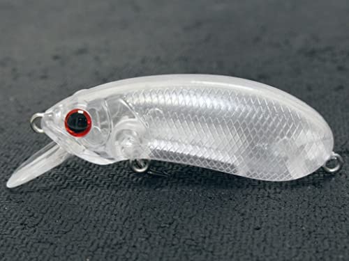 Blank Unpainted Minnow Crankbait Topwater Lipless Jerkbait Fishing Lures - color: UPC933P10