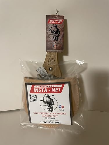 Handy Pak Insta-Net - Teak Wood/Rubber (Ghost) Netting - Made in America