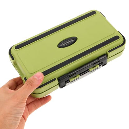 SUPVOX Fishing Gear Storage Box Large Waterproof Lure Box Kit with Multiple Compartments Portable Fishing Tackle Organizer Case for Freshwater and Saltwater Anglers