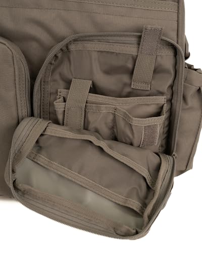 LAPG Camping Jumbo Bail Out Bag, Survival Range Gear With Multiple Pockets, Multi-functional Hiking Bug Out Bag, Black - color: Black