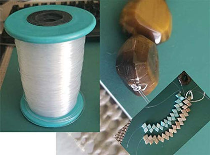 600m/Roll 0.6mm Transparent Nylon Fishing Line Super Strong DIY Jewelry Making Supply Necklace Bracelet Beading Wire/Thread/String/Rope
