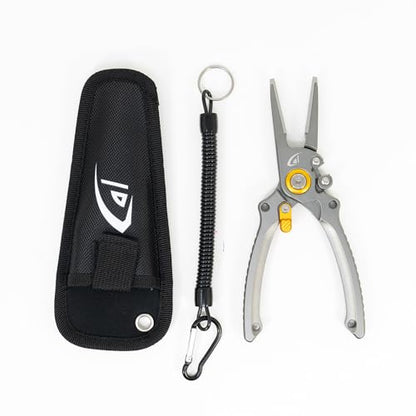 danco 7.5" Aluminum Fishing Side Cutters with Sheath, Fishing Line and Wire Cutter, Saltwater Safe, Fresh/Saltwater Fishing - style: Side Cutter