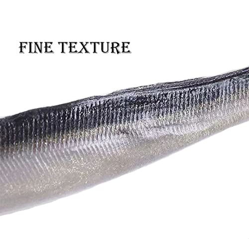 Soft Plastic Swimbait Paddle Tail Shad Lure Soft Bass Bait，Soft Lures，Fishing Lures, Mino Swim Bait for Catch bass, Trout,Rockfish（10Pcs）
