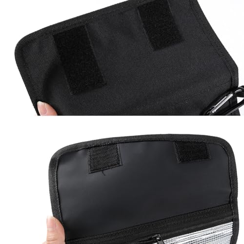 Waterproof Fishing Tackle Bag Small Portable Baits Binder Soft Lure Storage Pouch Outdoor Multifunctional Fishing Gear Organizer for Anglers
