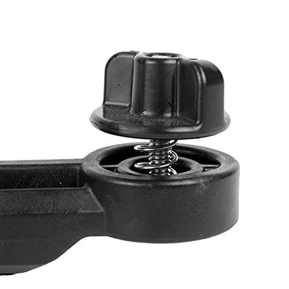 YakAttack 4” Extension Arm with Hardware | Adjustable Riser for LockNLoad Rod Holders, Fish Finder Mounts & Kayak Accessories | Made in USA