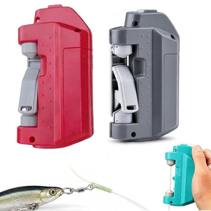 Automatic Fishing Knot Tying Tool, Electric Line to Leader Knotter Machine,Quick FG/GT Knot Assist Device for Spinning & Bait Casting - color: 2PC