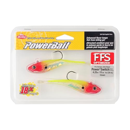 Berkley PowerBait Power Switch Fishing Soft Bait - color: Clown, size: 4 1/4in - 1 oz