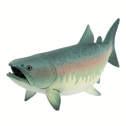 Safari Ltd. Salmon Fish Figurine - Detailed 7" Plastic Model Figure - Fun Educational Play Toy for Boys, Girls & Kids Ages 3+