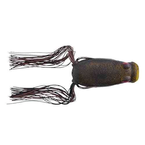 Berkley Swamp Lord Hollow Body Frog Fishing Bait - color: Green Pumpkin, size: Popping