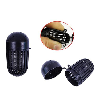 5Pcs Fishing Baits Cage Trap Fish Lure Feeder Basket Holder Baits Bucket Portable Fish Lure Fishing Baits Cage