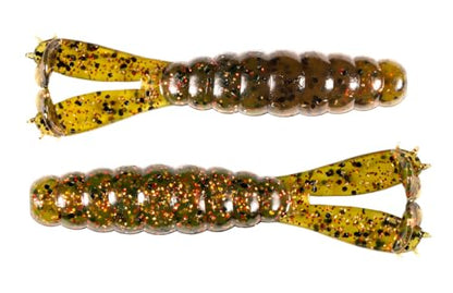 Z-MAN Goat 3 3/4 inch Soft Plastic Grub 4 Pack - style: Hot Snakes