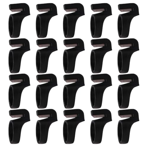 Uonlytech 20Pcs Sewing Thread Cutter Rings Finger Ring Thread Cutting Tool Lightweight Plastic Yarn Cutters for Hand Sewing Embroidery Fishing Line