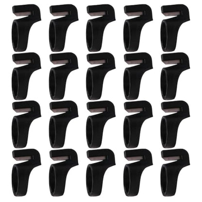 Uonlytech 20Pcs Sewing Thread Cutter Rings Finger Ring Thread Cutting Tool Lightweight Plastic Yarn Cutters for Hand Sewing Embroidery Fishing Line