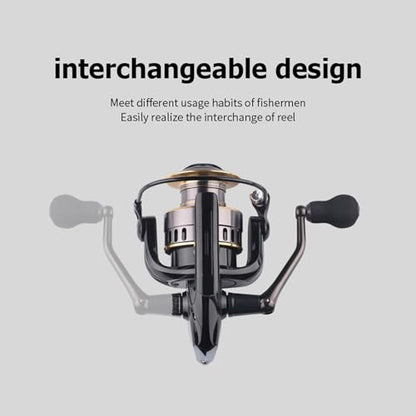 Spinning Fishing Reel 22 LBs Max Drag with 5.2:1 High Speed Ultra Smooth Powerful for Freshwater Saltwater Fishing - size: Size 5000