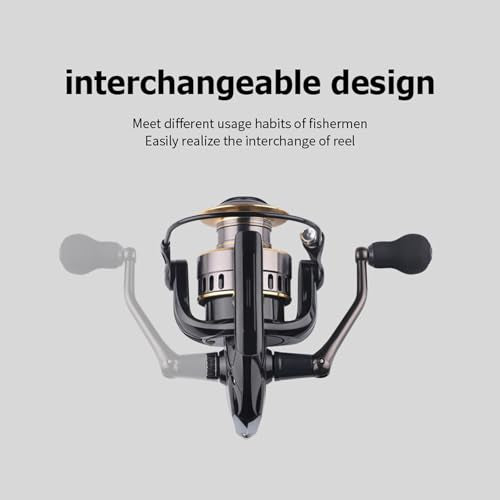 Spinning Fishing Reel 22 LBs Max Drag with 5.2:1 High Speed Ultra Smooth Powerful for Freshwater Saltwater Fishing - size: Size 3000