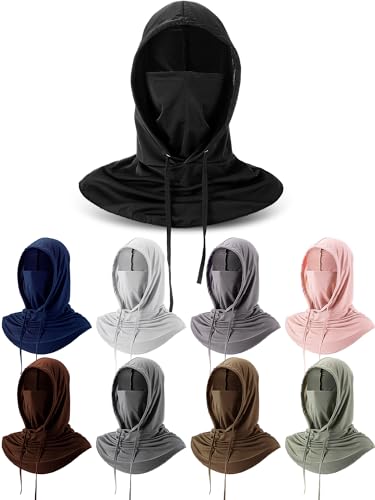 Cooling Balaclava Face Mask Breathable Full Head Mask Sun Protection Neck Cover UV Face Cover for Men Women - color: Vivid Color