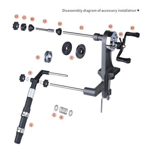 Fishing Line Spooler Winder Machine Reel Spooler Fishing Line Winder Spooler Machine Spooling Station System Fishing Reel Winder Spinning Cast Spincast Trolling Reel