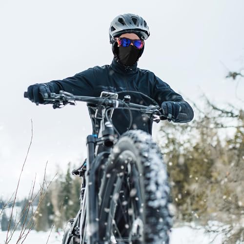 Summer Balaclava Face Mask with Breathable Holes Sun Face Shield UV Protection Full Head Mask for Men Women Fishing Cycling - color: Black-standard