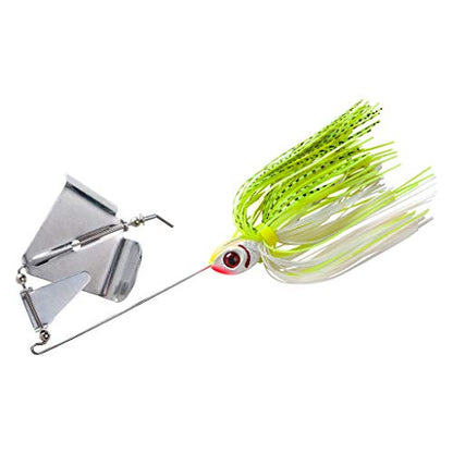 Booyah Buzz Buzzbait Bass Fishing Lure - color: White/Chartreuse Shad, size: 1/2 oz