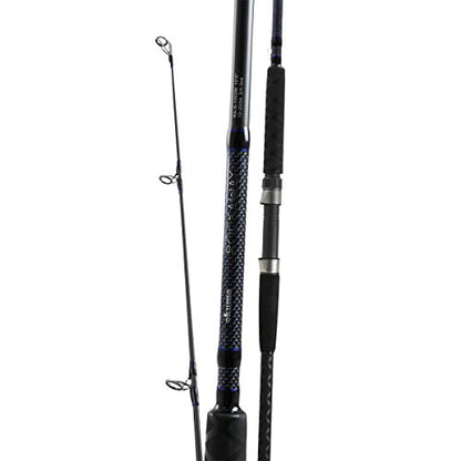 Okuma Rockaway Light Weight Carbon Saltwater Surf Rods - style: Ra-s-1002m: Spin 10', Med, 10-20lb