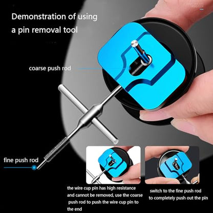 Professional Fishing Reel Maintenance Tool Set Aluminum Alloy for Fishing Reel Baitcasting Reel and Round Reel Repair - color: Light