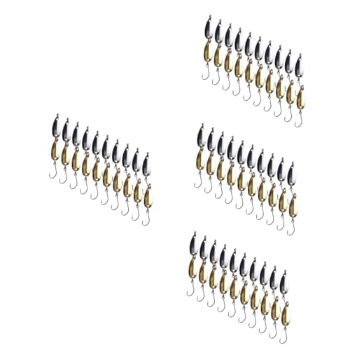 ABOOFAN 80pcs Fishing Lure Blades Kit Premium Metal Blades for Spinnerbaits Versatile Fishing Tackle for Freshwater Use